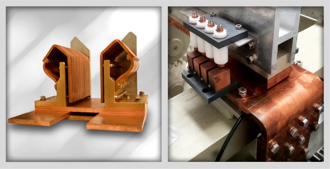 Self-tensioning (left) and under flight bar (right) contacts